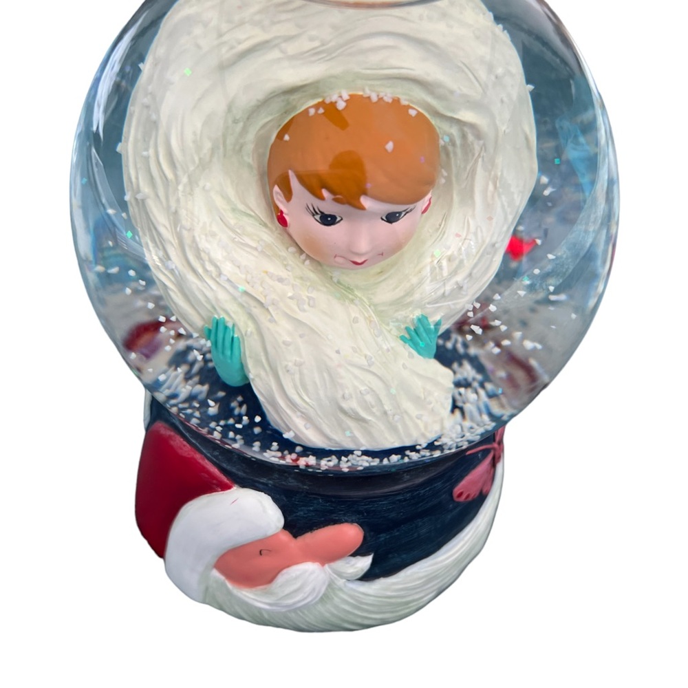 2000 Neiman Marcus Department 56 Santa & Lady in Fur - Plays Winter Wonderland - Picture 2 of 6